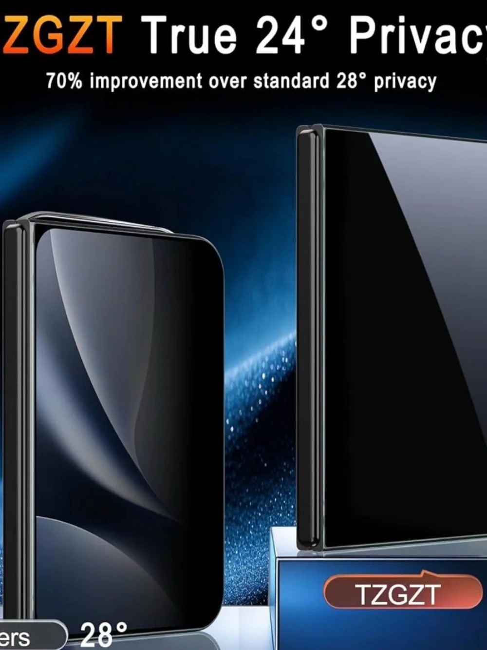 Foldable Smartphone with Privacy Display - Black